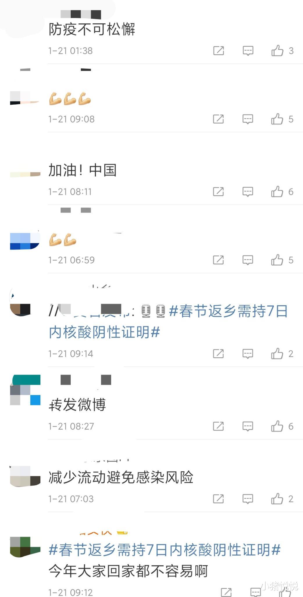 小猪悦悦 返乡要做核酸检测，还要居家14天，你还返乡过年吗？