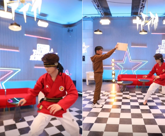 谢霆锋|41岁谢霆锋秀武术技能!表情狰狞动作利落,将木板直接踢成两半