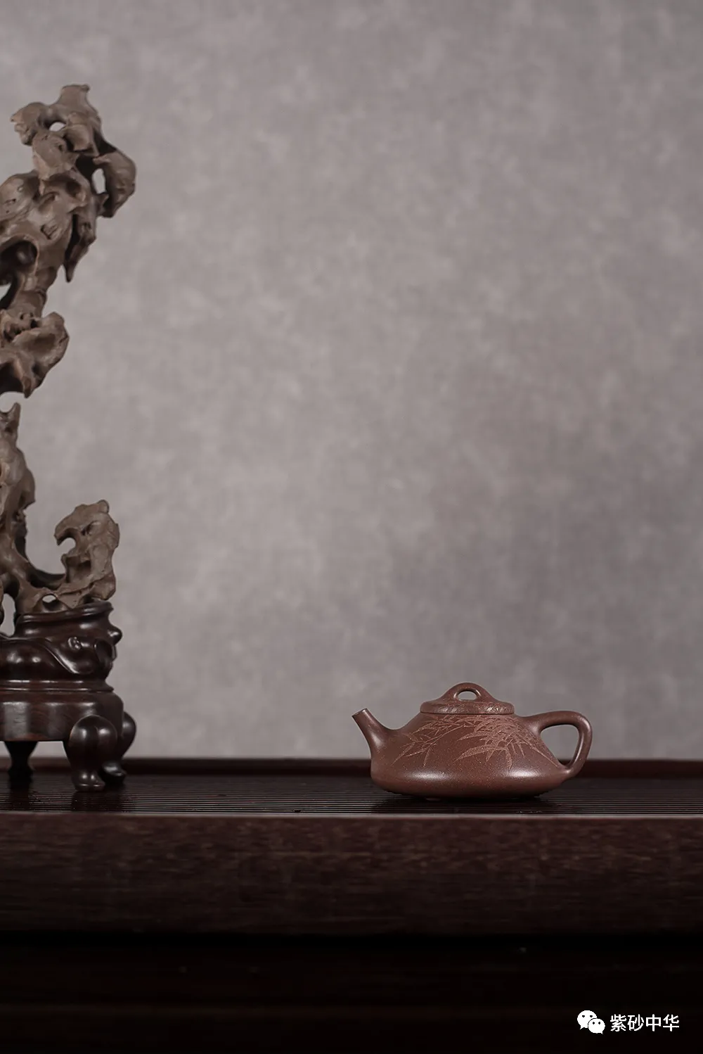 紫砂中华 江智慧【逐砂】子冶石瓢。秀气亭立,文气怡人