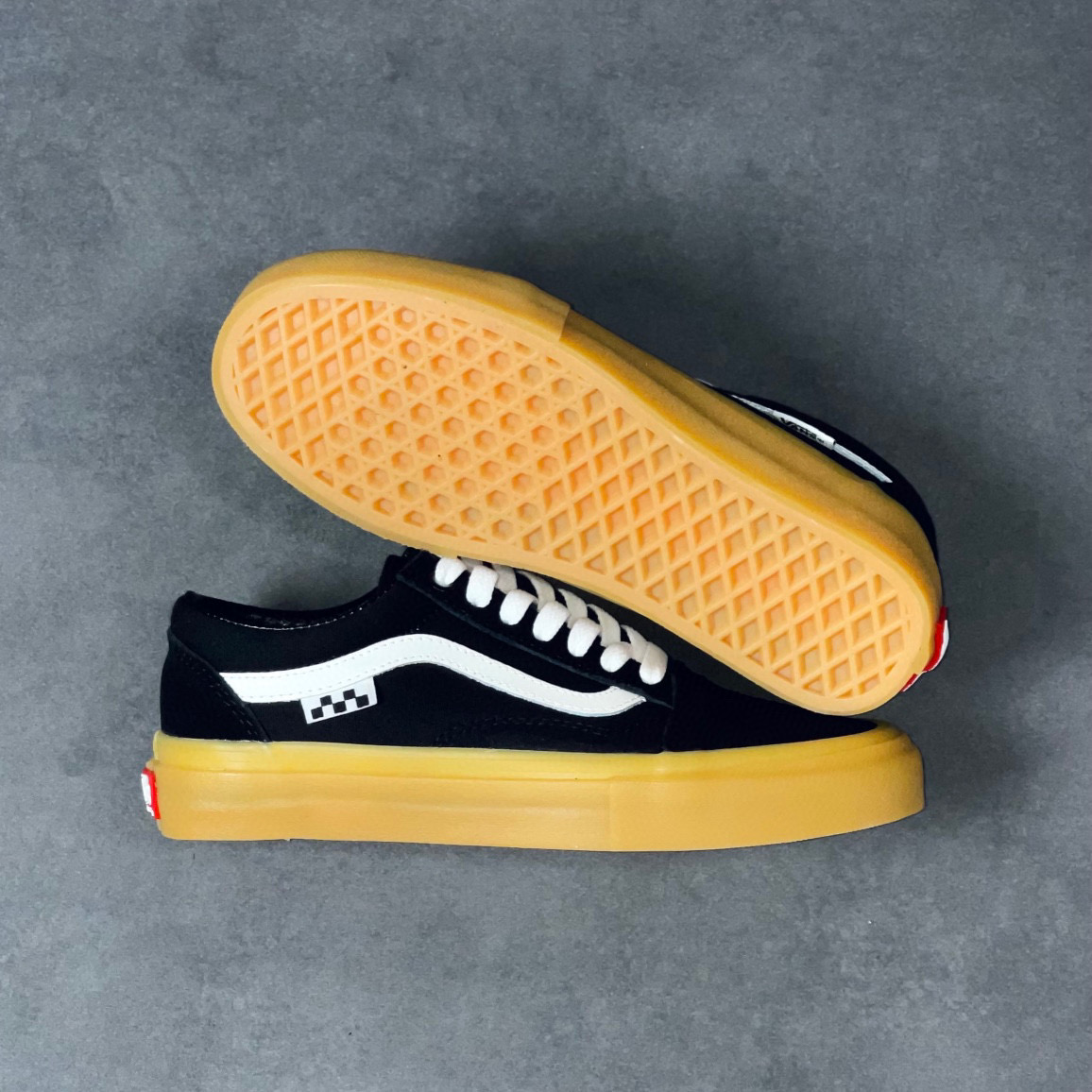 莆田鞋匠 Vans Old Skool 生胶底Pro经典布鞋