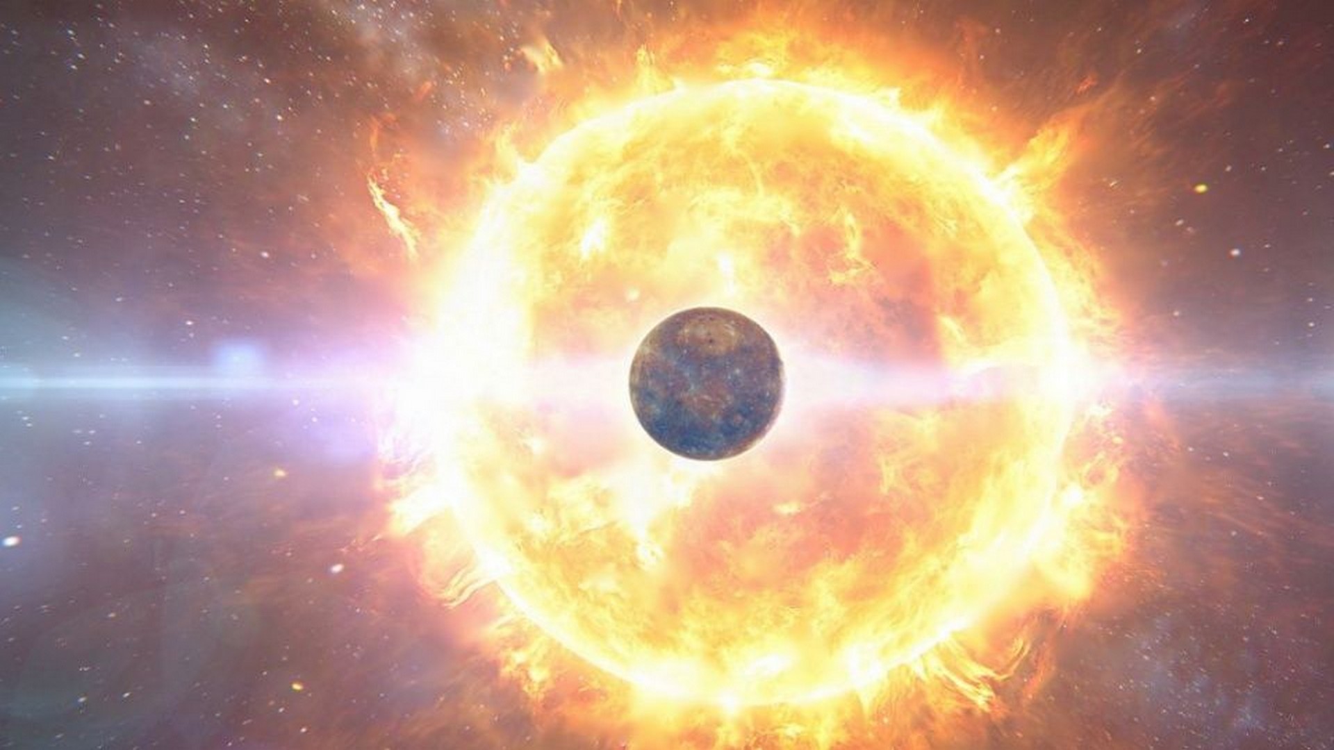行星 研究发现，水星来历不明的巨大铁核，跟太阳磁场有密切关系。