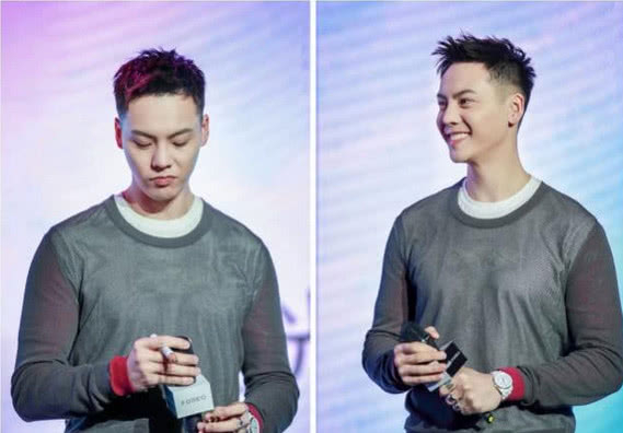 发际线|35岁陈伟霆的发型告诉我们:发际线高也能留二八斜背,而且更帅气