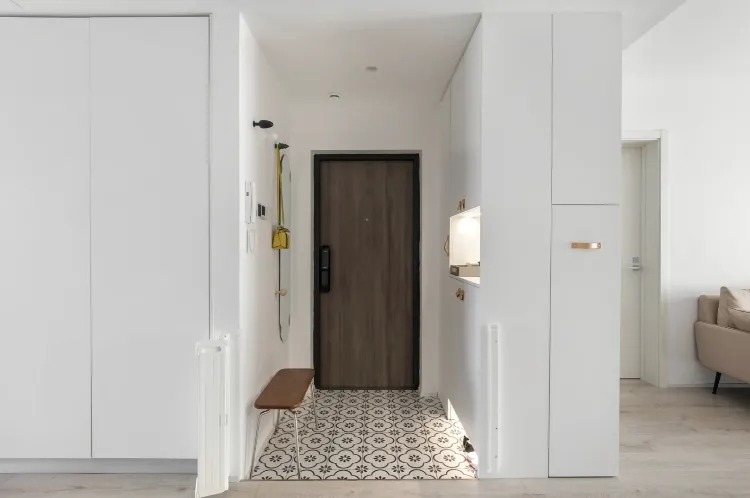 玄关只知道装柜子?这样设计可以玩出花来,惊艳整个小区!