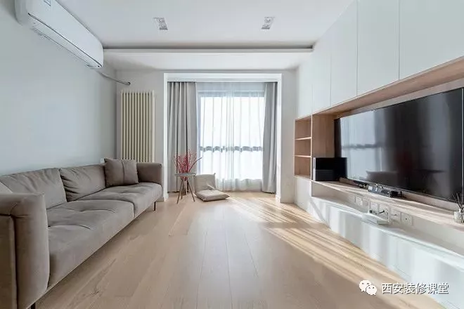 65㎡一室阳光户型,一人坐拥大客厅