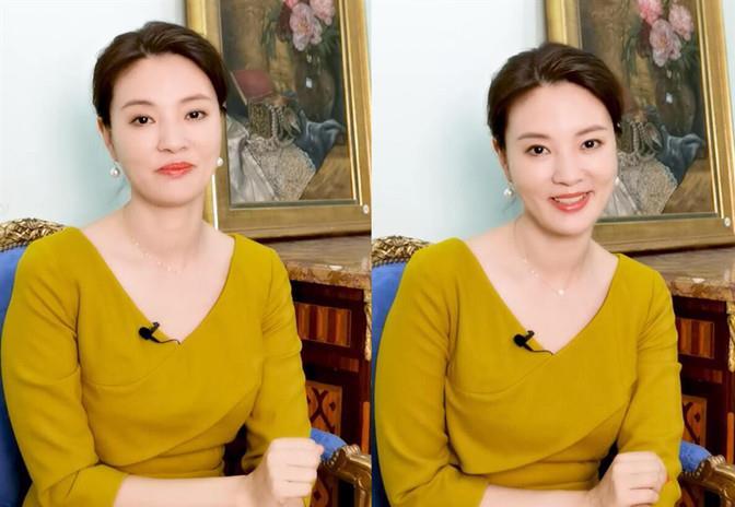 方脸妹说时尚|央视主持刘芳菲罕见翻车,穿醒目黄裙满身褶皱,腰间勒出层层赘肉