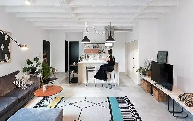 |78㎡轻奢小公寓,时尚美观,还带小阳台