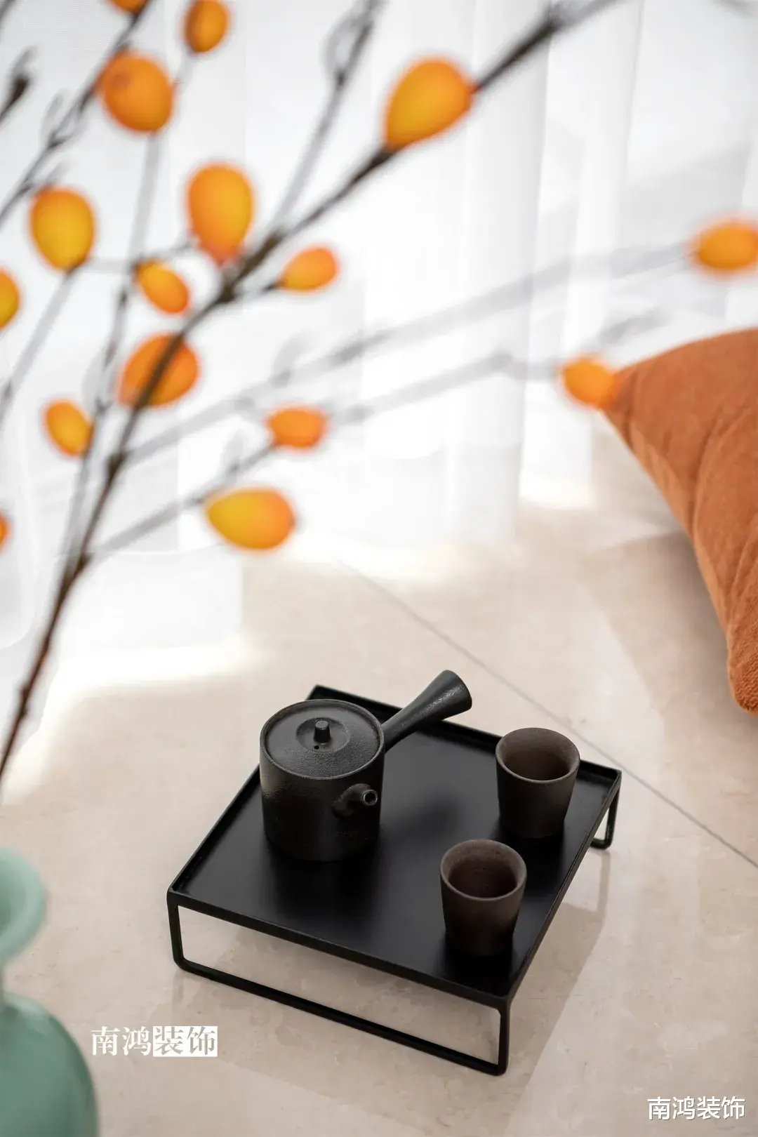 |对称、留白、方圆,204㎡新中式设计,勾勒古典雅致的国风神韵