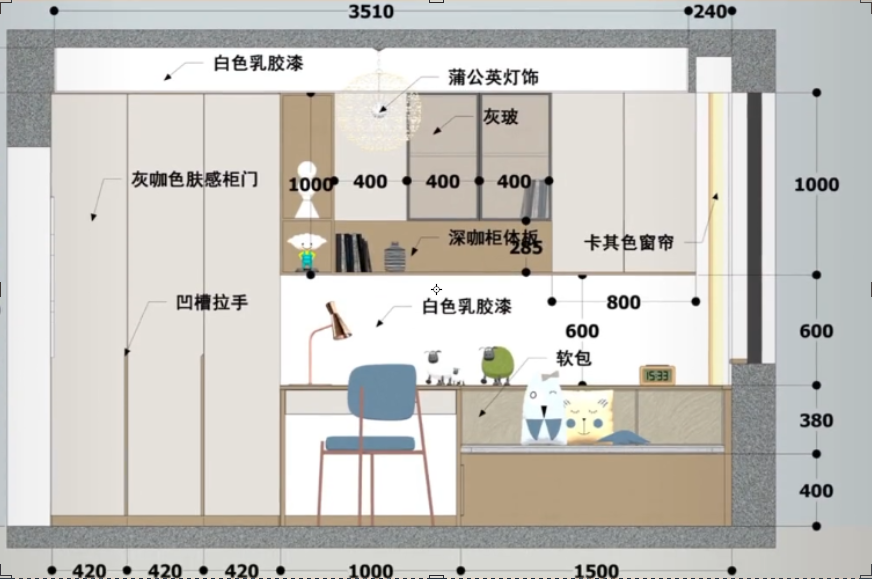 美宅设计 小卧室的超实用设计方案！可以参考！