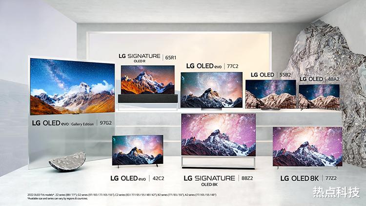 CES 2022丨LG推出有史以来最大和最小的OLED电视：97寸和42寸
