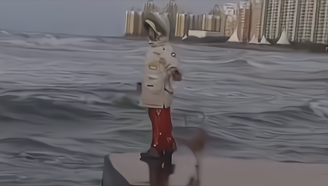 于时为伴 山东:2名教授海边拍日落拍到红衣轻生女孩,果断出手将女孩救回