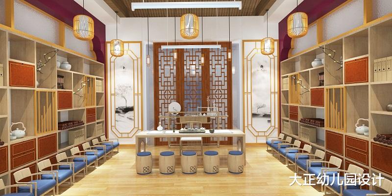 教室|幼儿园设计：国学教室如何打造才能实用又美观？