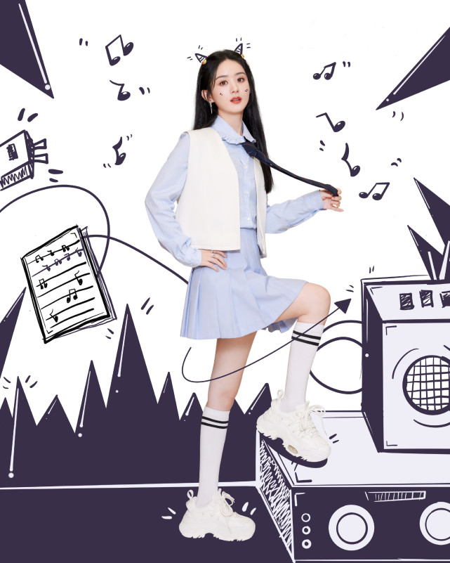 梁烈唯|赵丽颖真会抢谢娜风头！穿学院风竟美过主角，笑起来甜过初恋女神