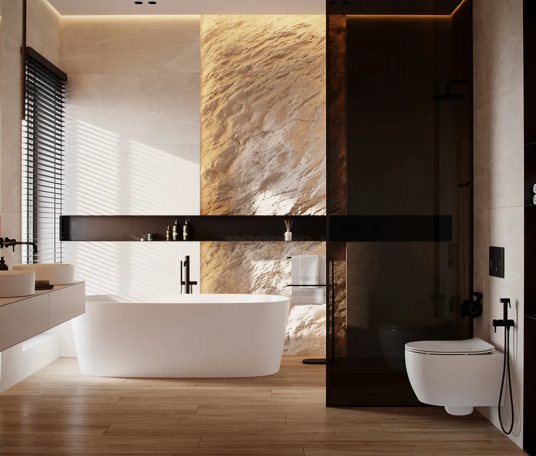 他把原木与艺术代入空间,打造干净又不失温度的家!