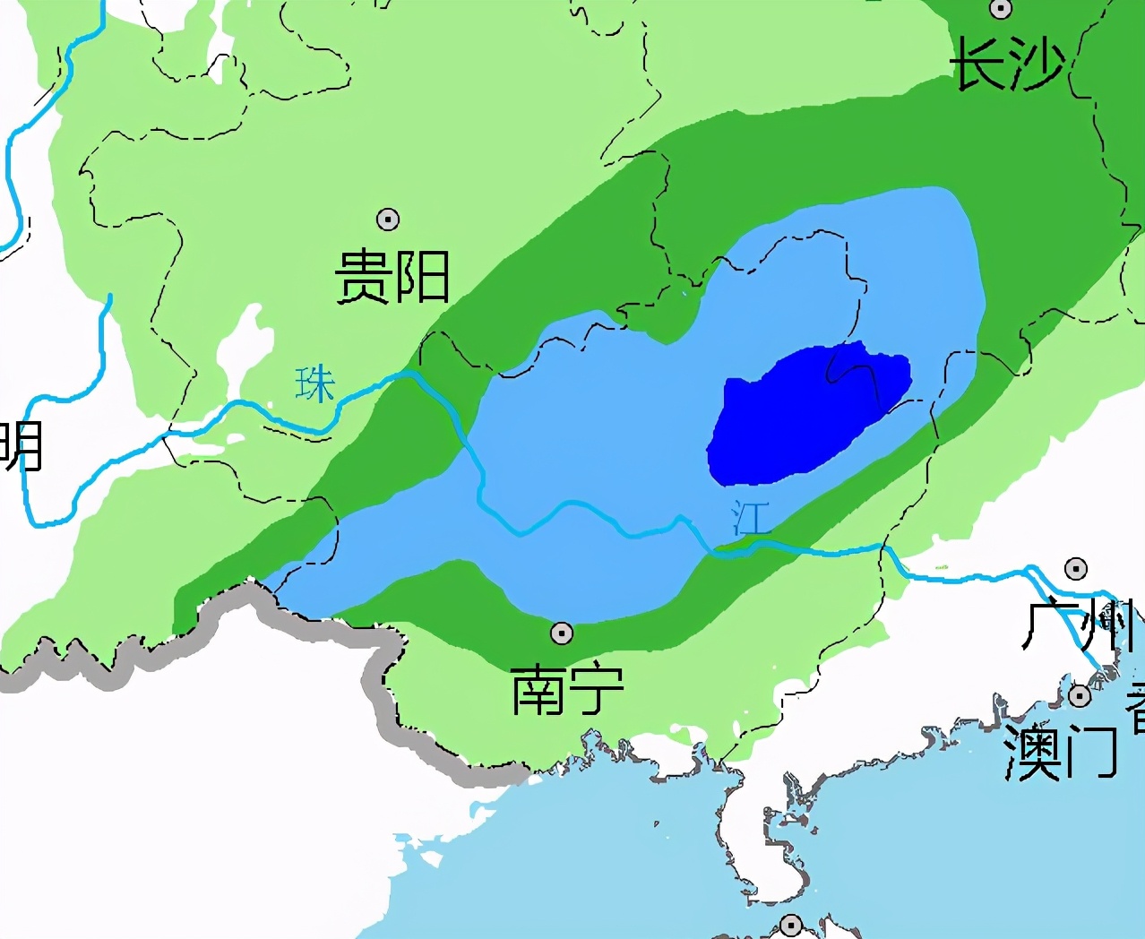 天气说 广西!大面积降雨“卷土重来”!小雨中雨大雨暴雨将落在广西下列地区
