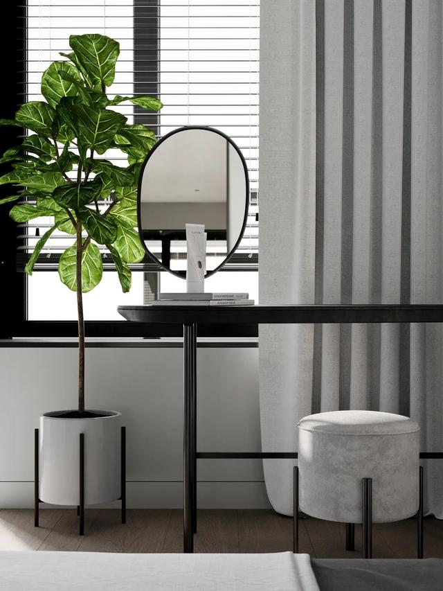 50㎡极简小公寓,独居的日子,清雅舒适