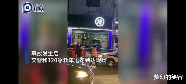 人在屋里坐，祸从外面来！广东佛山男子吃个烧烤被吓懵：怎么把车开进来的？
