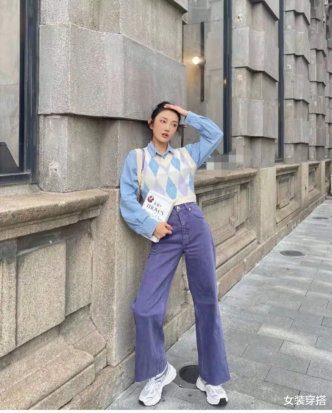 女装穿搭|早秋衬衫下面配什么裤子好看