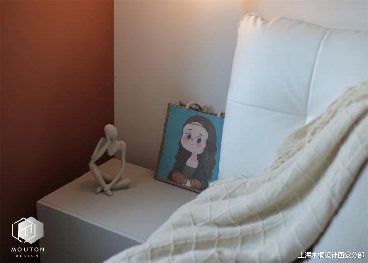 弧形元素×红白格调，新婚夫妇这样打造诗意新居｜家装案例