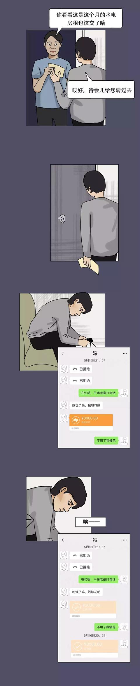 漫画|爸妈依旧辛苦，我们长大又有什么意义？（漫画）