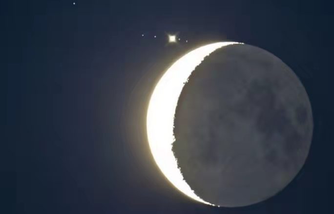 星月童话 “星月童话”来了，金星“邂逅”眉月