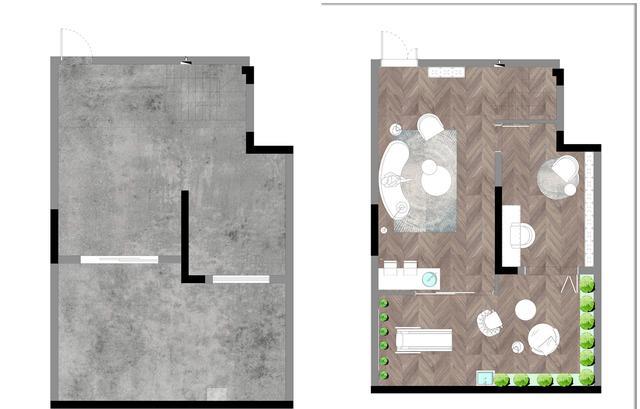 阳光房|255㎡三层底复式硬装现场，地下室封成阳光房，平层价格装出别墅范
