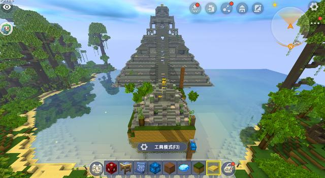 迷你世界：復制的祭壇能召喚金字塔？玩傢雨林親測，結局一目瞭然-圖6