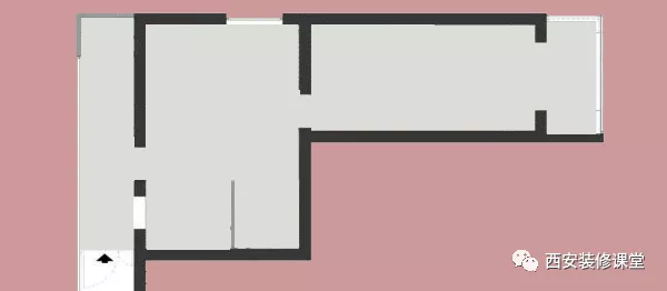 60㎡一室一厅法式小宅，两人的浪漫家