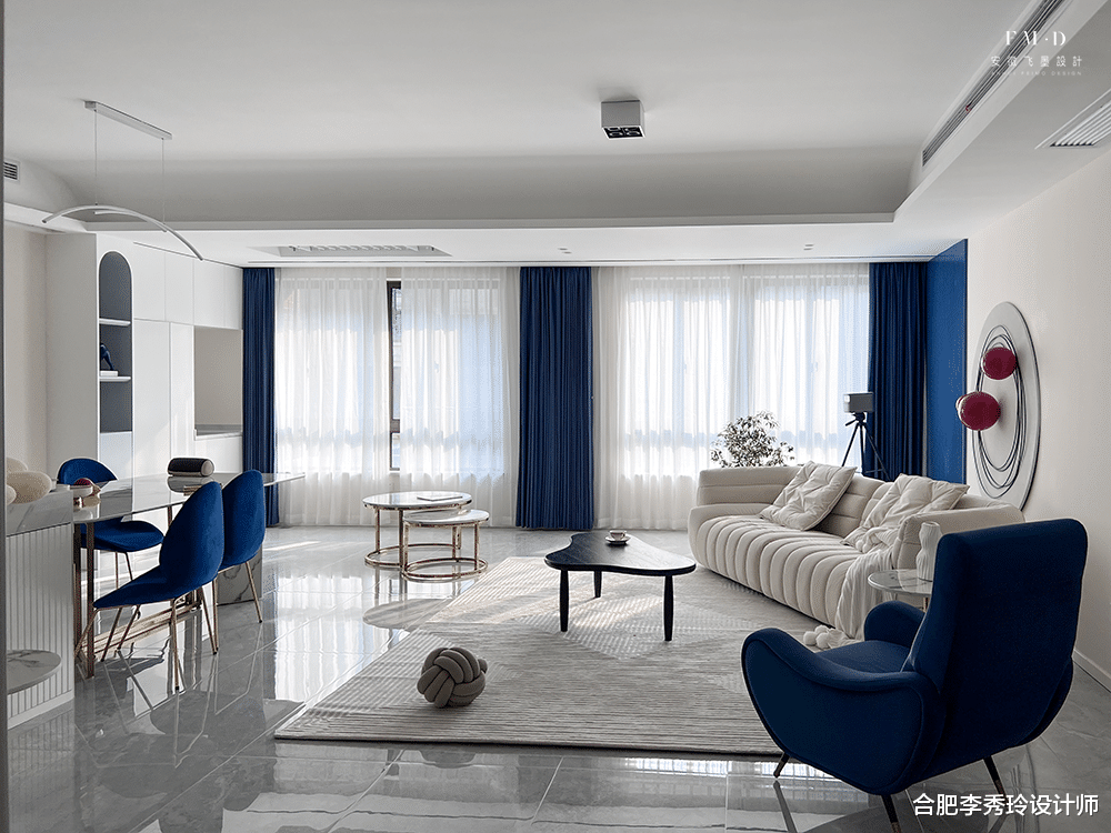 餐桌与岛台结合,一边是餐厅一边是西厨,这才是理想家的打开方式