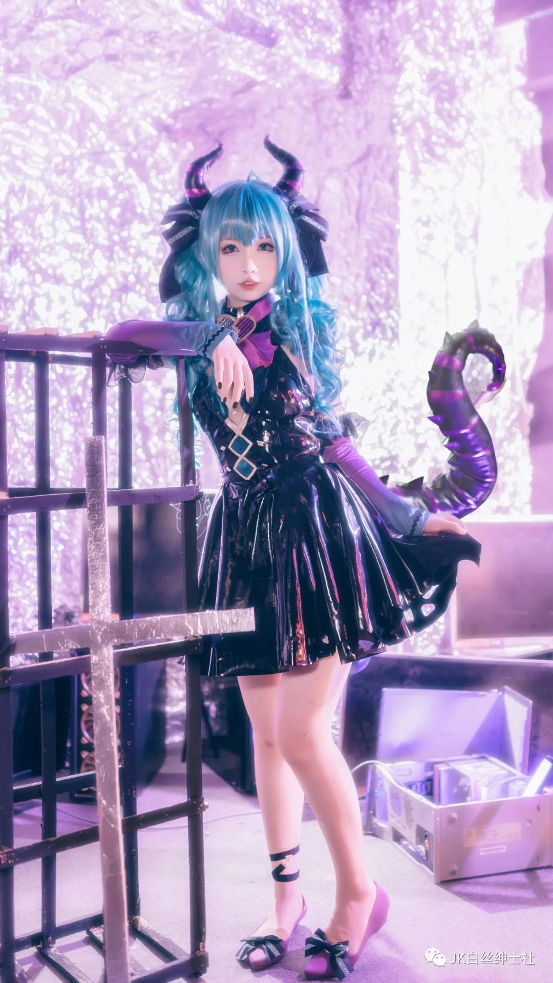 初音未来|cos：初音未来miku小恶魔cos正片@雪糕有点咸