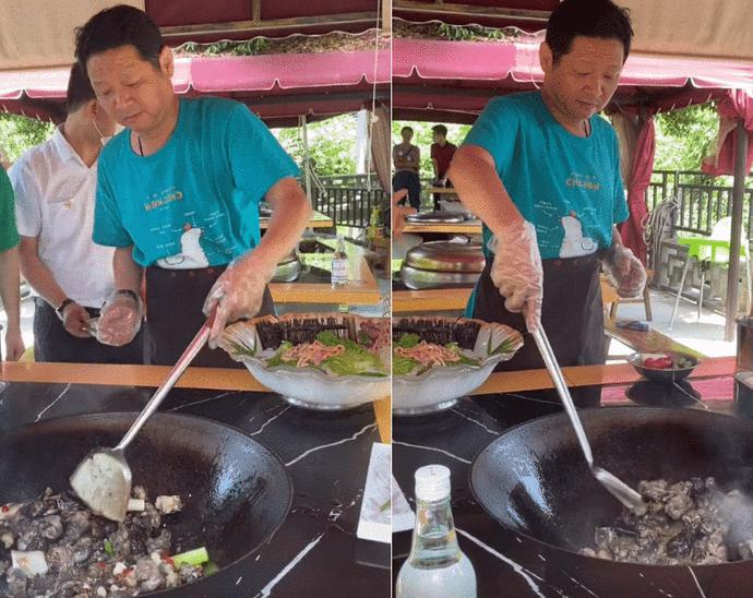堂堂哥|“三德子”赵亮成土菜馆老板!穿围裙徒手抓肉,亲自拿锅铲没架子