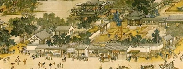 清明上河图|《清明上河图》放大100倍，发现一奇怪场景，树下的小伙在干嘛？