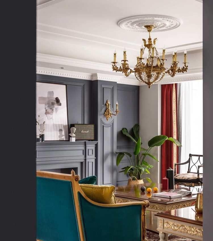 红茶爱养花|祖母绿、脏粉色，色彩丰富的法式风格，要的就是与众不同的感觉