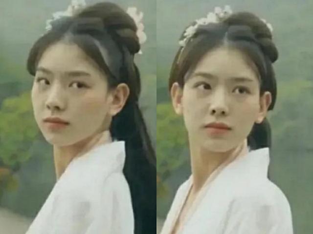 孙一宁|孙一宁无滤镜古装照曝光，青涩稚嫩招风耳显眼，难怪王思聪那么爱