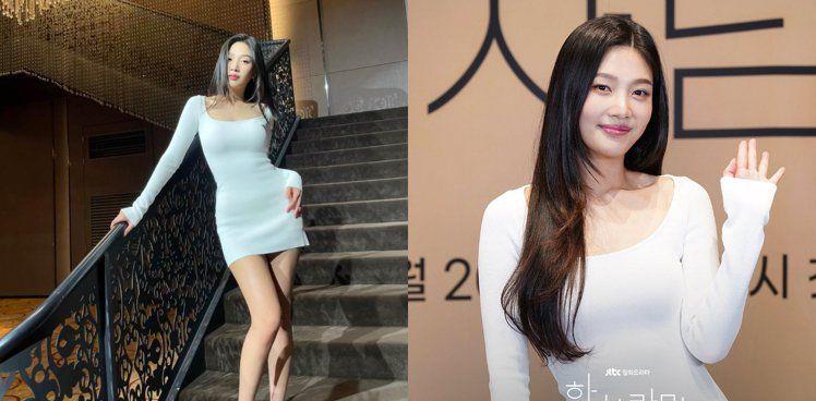 只一人|极致S曲线！RedVelvet Joy紧身洋装，现身新剧《只一人》记者会