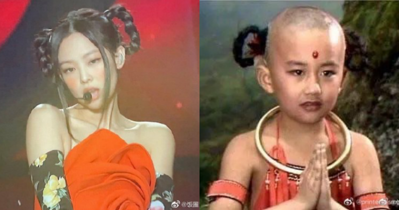 腮红|喝了假酒的Jennie竟穿肚兜上台?讲真,有被她的屁桃红炸到