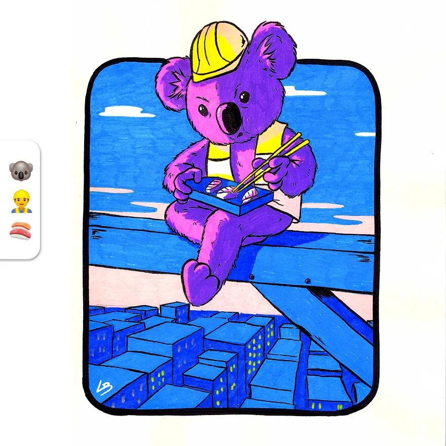 济南朗阁外语培训中心|【济南朗阁】随机的表情组合，把它们画出来是这样的