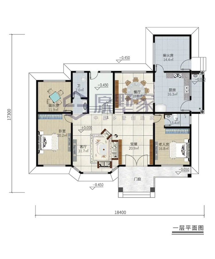 这三款欧式大开间，随便一款都能吸引全村人的目光
