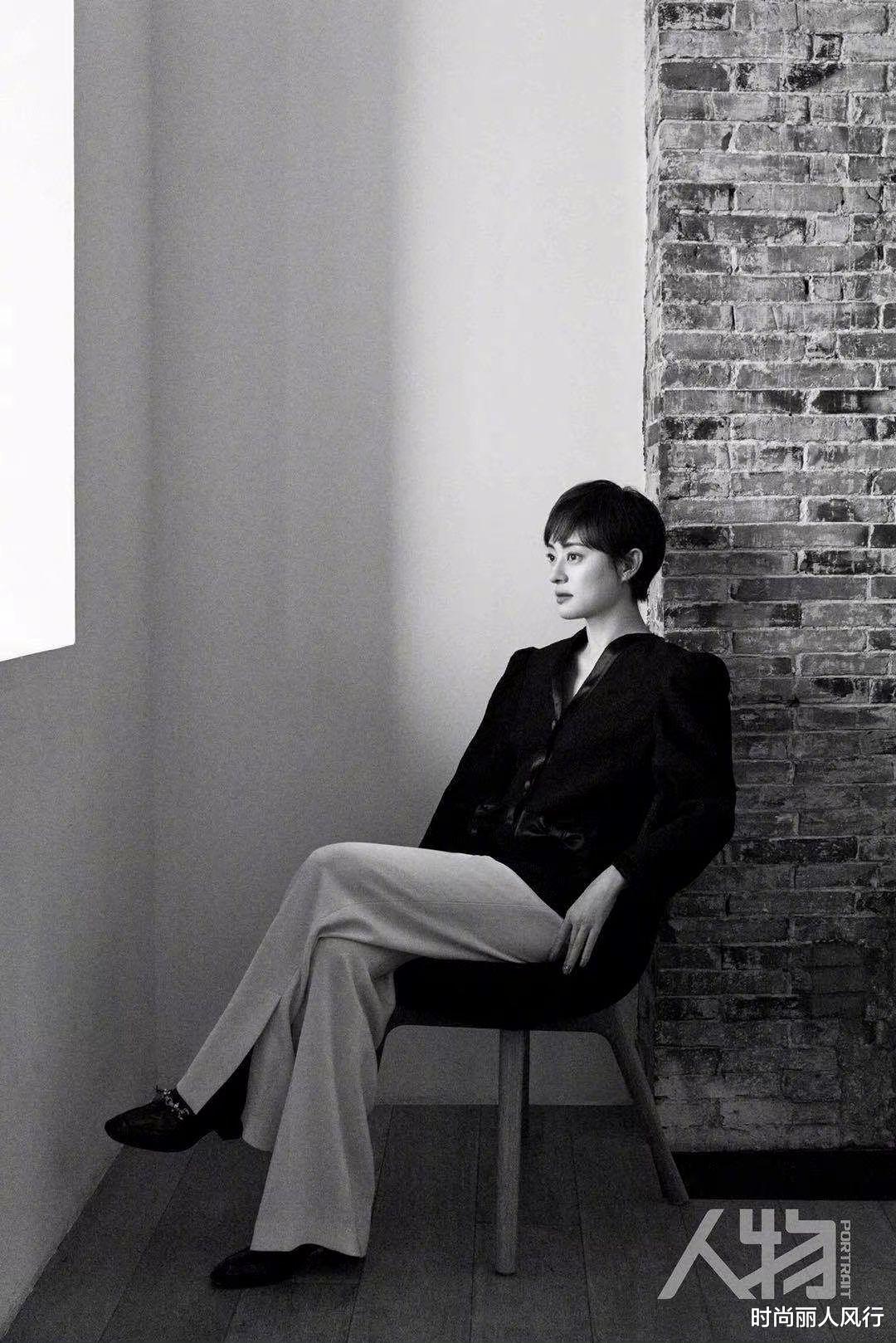 孙俪|孙俪“美人骨”大片爆火！找对风格后颜值开挂，穿黑色都超美