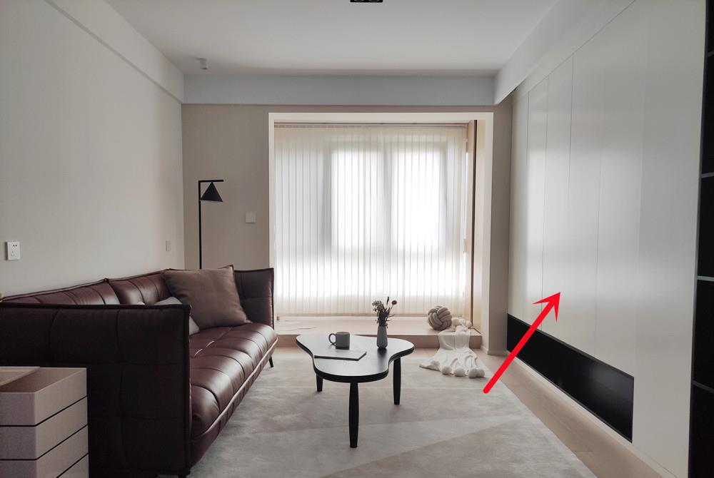 去电视化升级设计，打柜子延伸卡座+冰箱组合，一体柜集齐5大功能