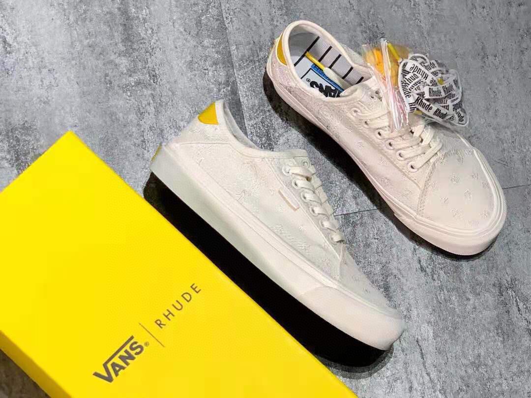 莆田鞋匠|Rhude x Vans Vault  Acer Ni Sp 白色腰果花
