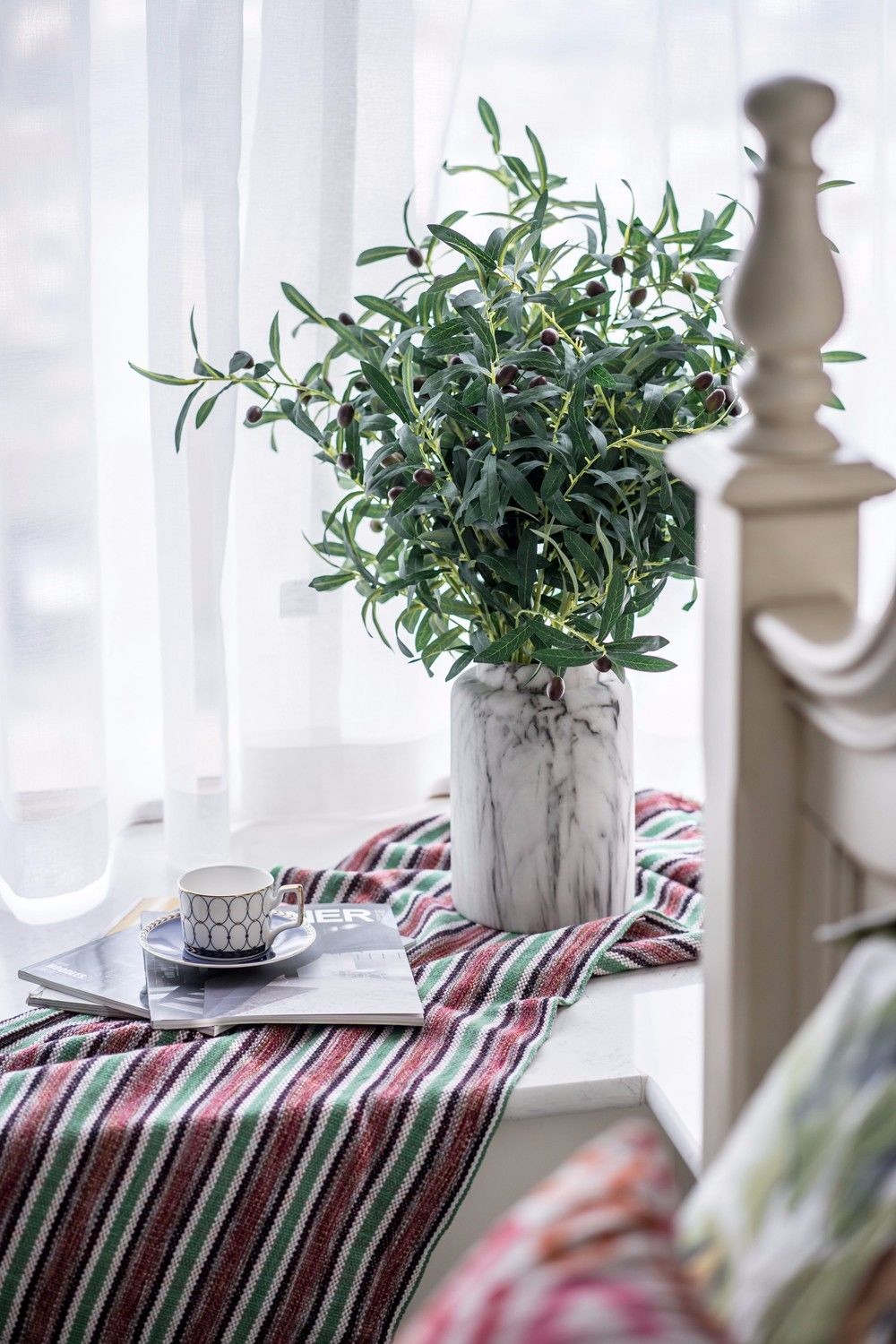 家居超人|用绿植装扮家居空间，打造清新的美式三居室，很适合做婚房