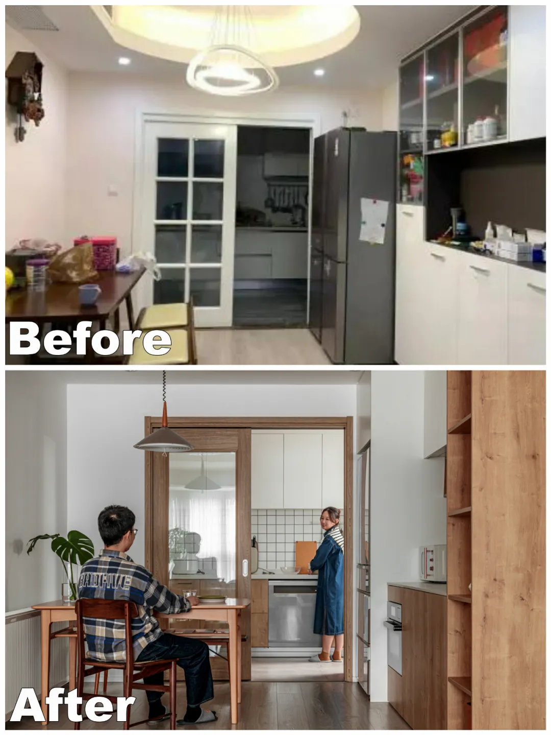 装修案例 | 140㎡二手房改造,弥漫宁静与沉稳之美