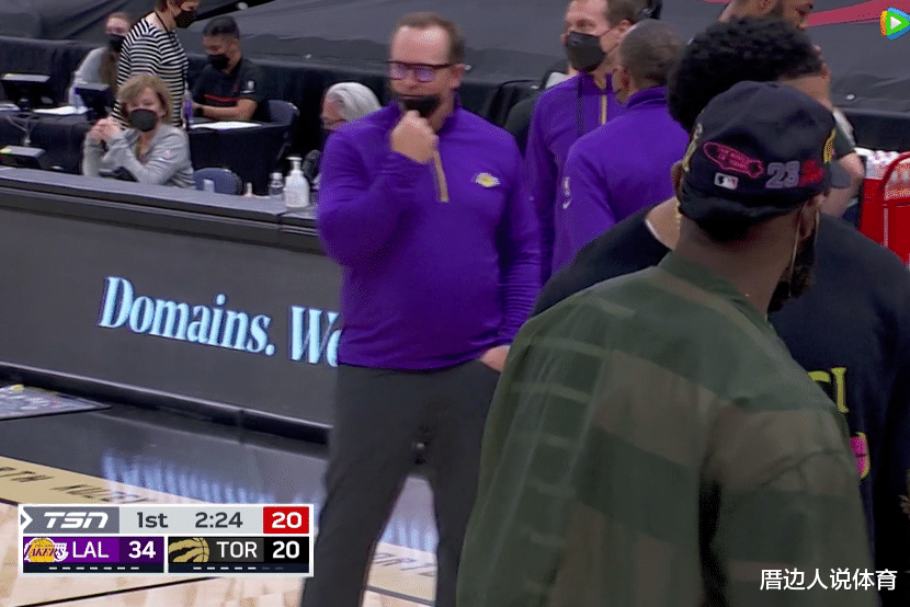 舒思瑶|冲突爆发詹眉冷静看戏！湖人轰26-4，湖人双巨联手庄神秒变啦啦队