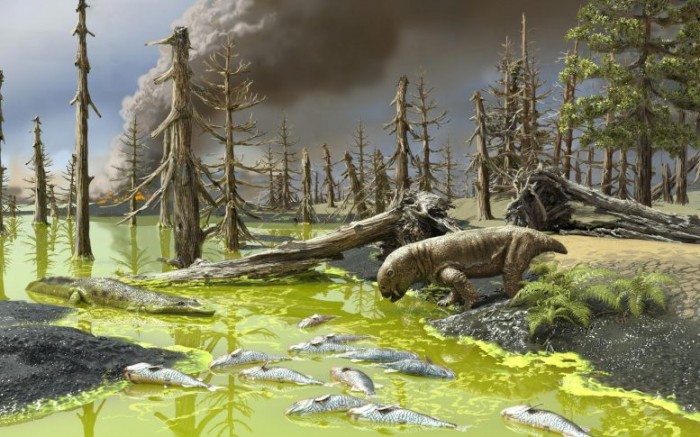 动物在地球上最严重的大规模灭绝中死于“毒汤” 类似现象或正在发生