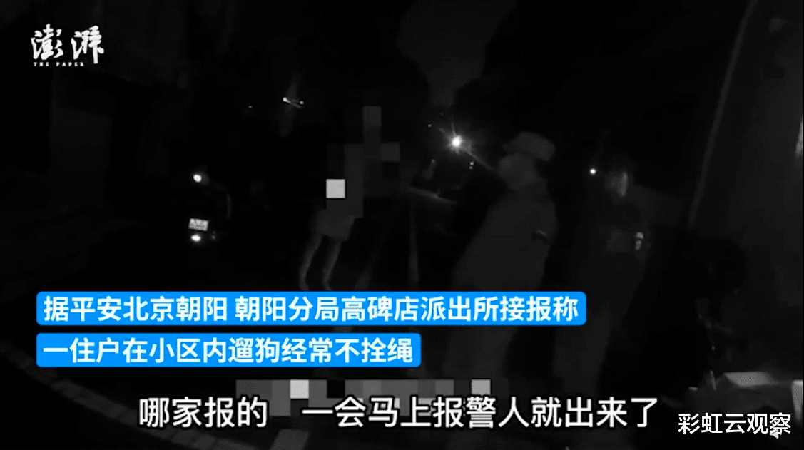 民警告诫夫妻遛狗栓绳,反遭女子辱骂、丈夫殴打!结局:涉嫌袭警被刑事拘留!