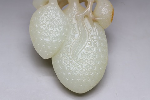 和田玉籽料|舊藏和田玉籽料“荔枝”