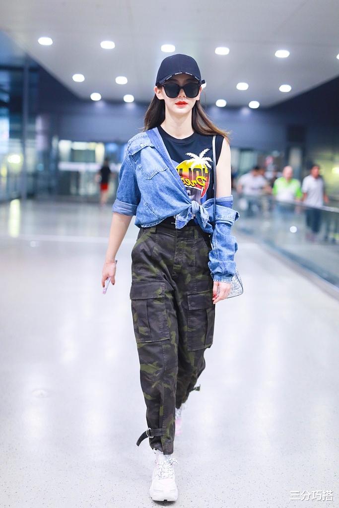 穿衣搭配|朱茵成穿搭反面教材，不光拿皮裤配汗衫，男人头发型更让人看不懂