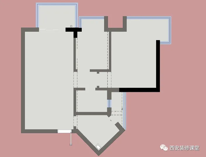 90㎡两室一人住，日式清新家