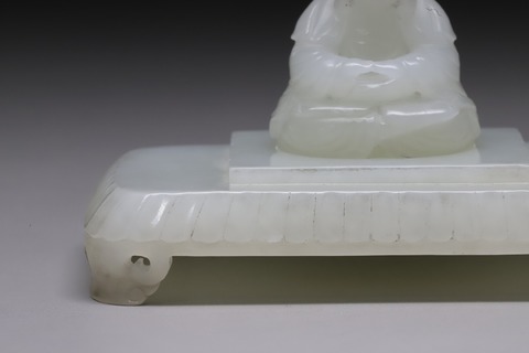 墨床|和田玉“玉佛墨床”