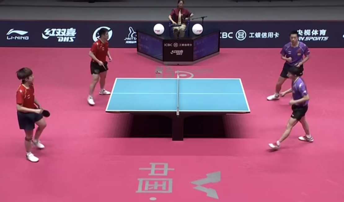 奥运会|3-1夺冠！龙蟒组合大胜国乒奥运主力，单局9-1逆转，主帅激动鼓掌